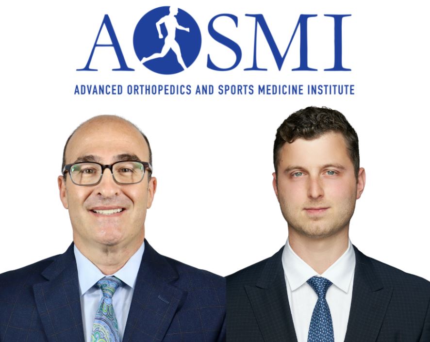 Michael J. Greller, MD, MBA, CPE, FAAOS and Garret L. Sobol, MD, of Advanced Orthopedics and Sports Medicine Institute (AOSMI). AOSMI logo pictured above