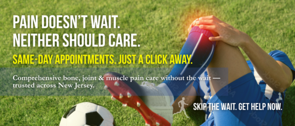 Pain Doesn’t Wait. Neither Should Care.